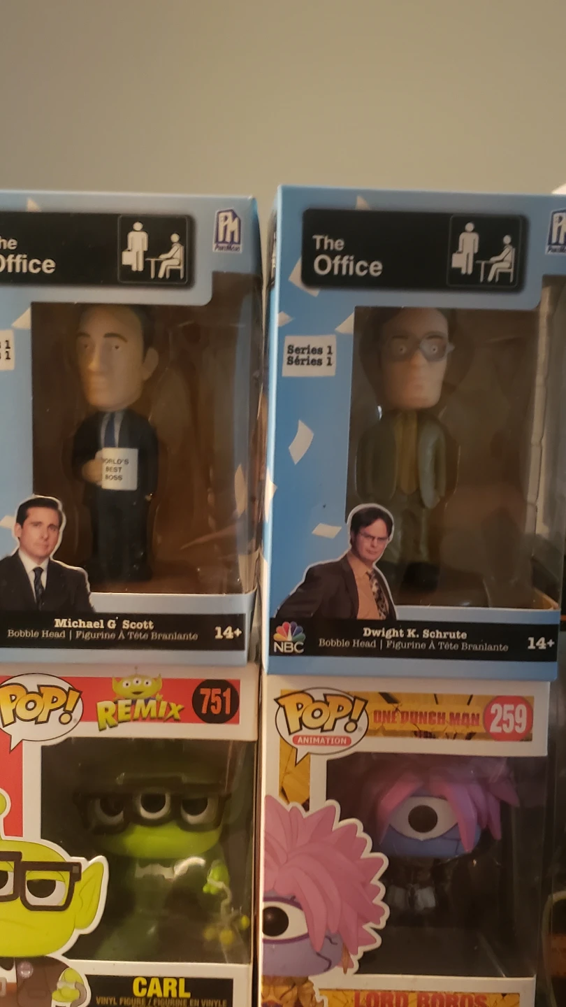 The Office Michael Scott and Dwight Schrute Bobbleheads