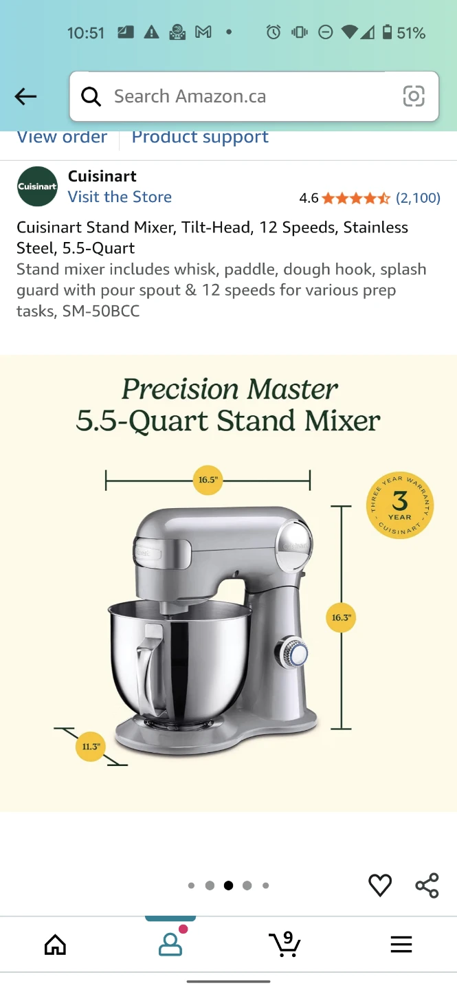 Cuisinart Stand Mixer 5.5-Quart - photo 2