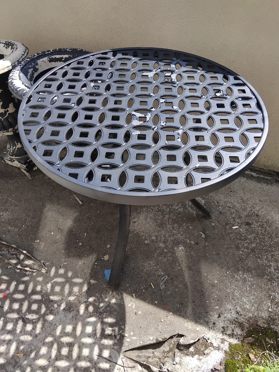 Black Metal Patio Set