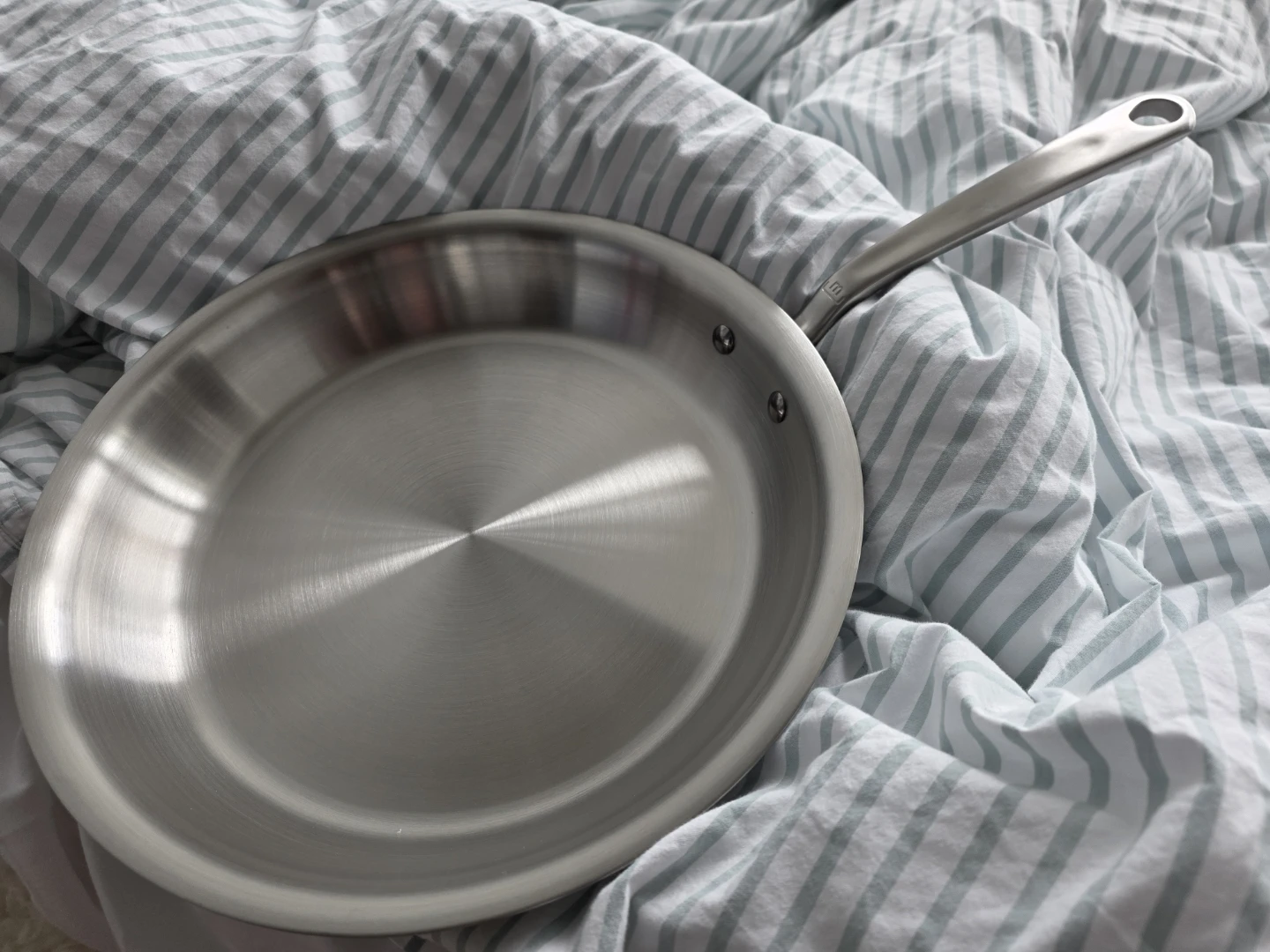 New - Made In Stainless Steel Frying Pan - 12"