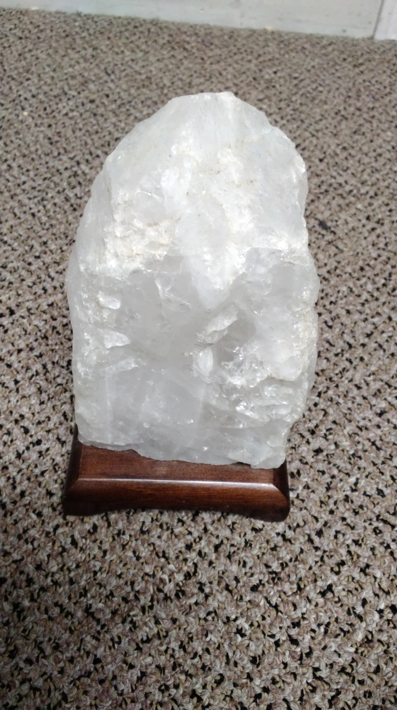 White Himalayan Salt Lamp