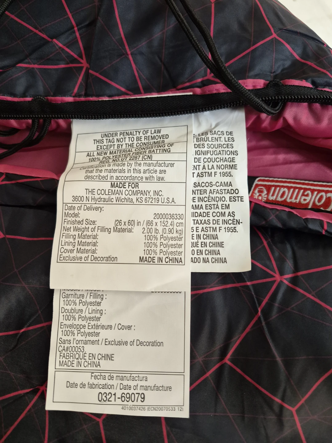 Coleman Kids Sleeping Bag
