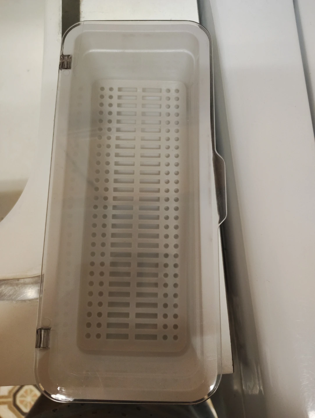 Clear plastic flatware and cutlery tray 🏈