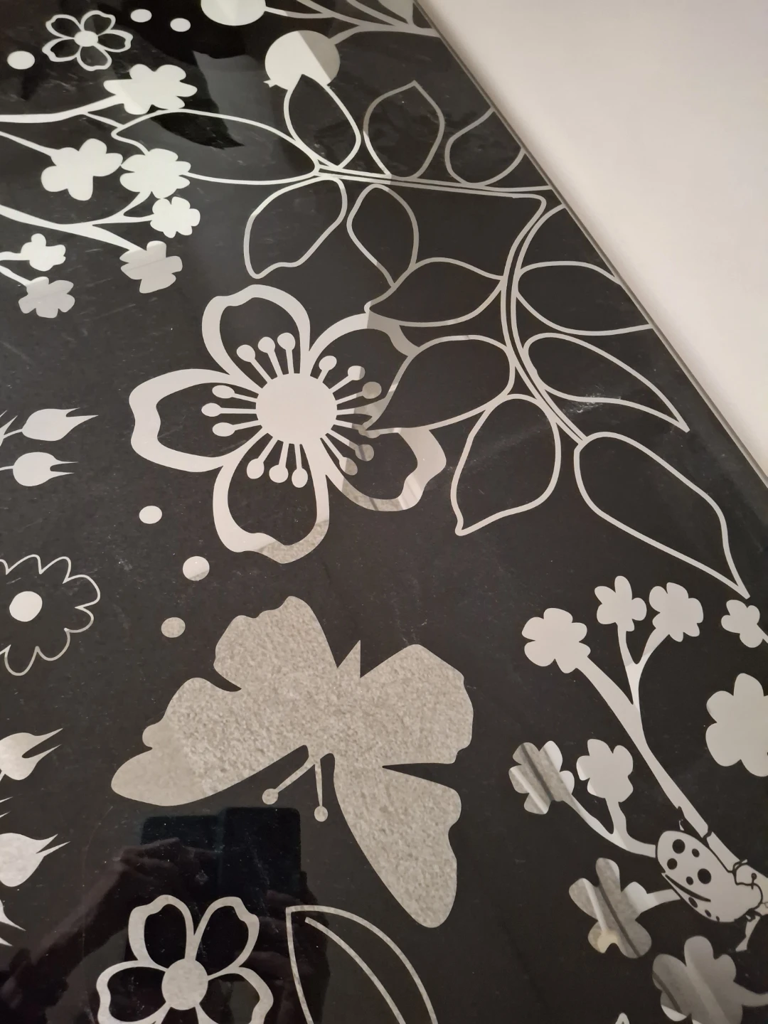IKEA Alex Desk with Glass Decorative Top - photo 4