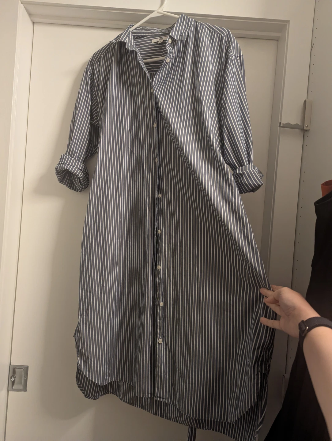 Uniqlo Striped Shirt Dress - Medium - photo 3