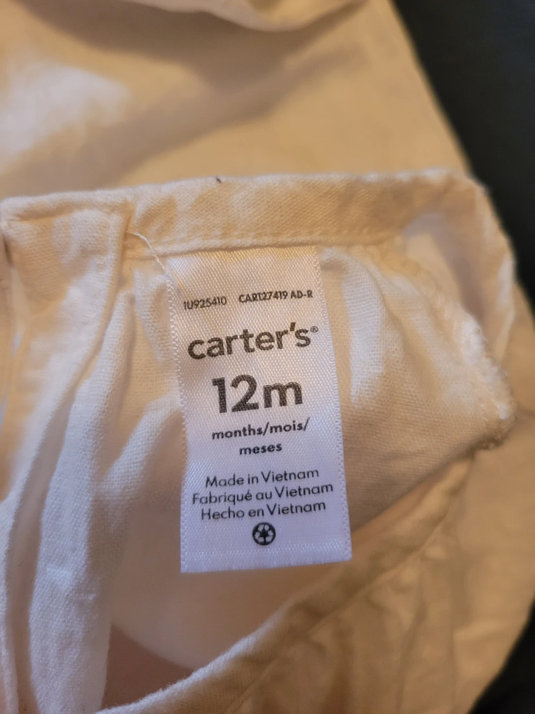 Carter's Linen Outfit - 12m - photo 3