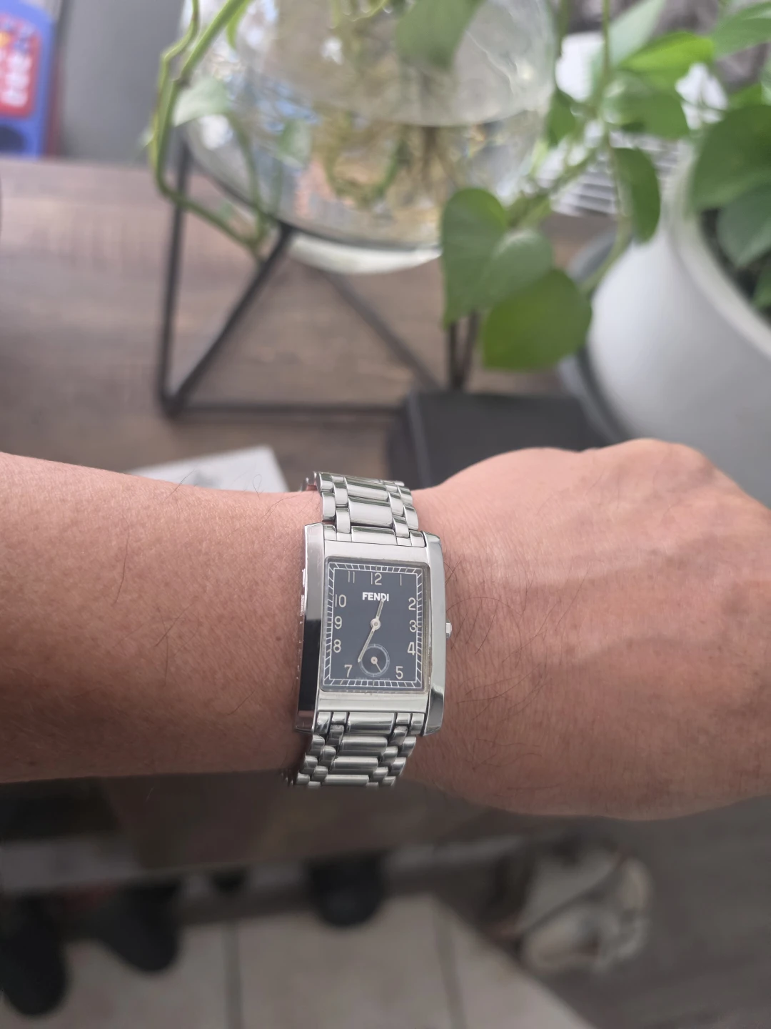 Fendi Orologi Rectangular Watch
