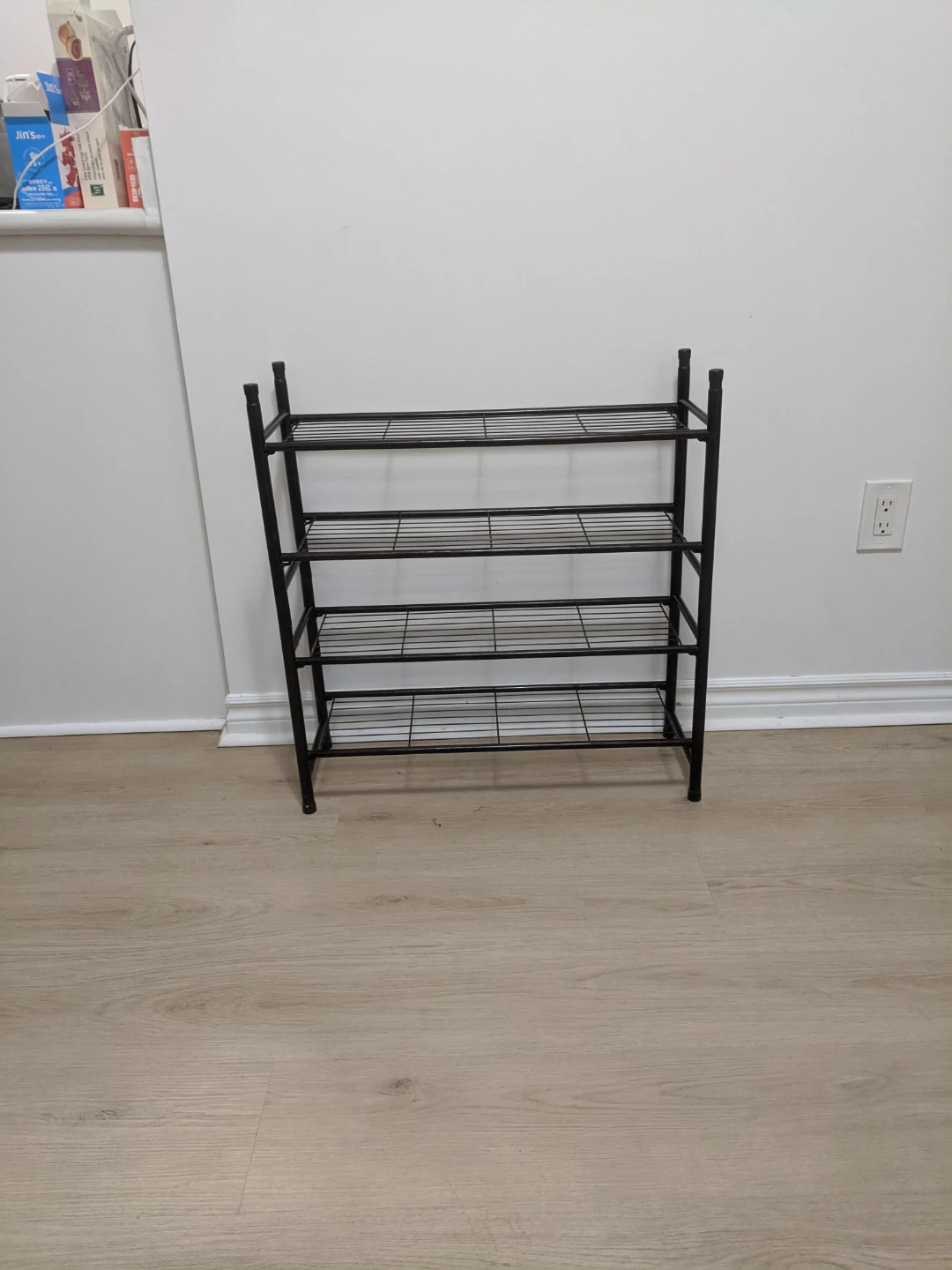 4-Tier Metal Shoe Rack