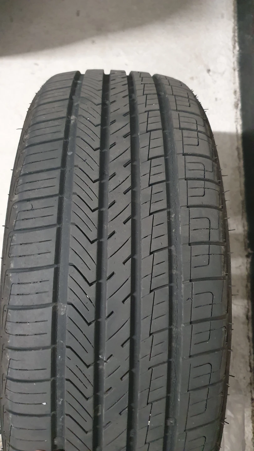 2 Tires on Steel Rims 205 55 17