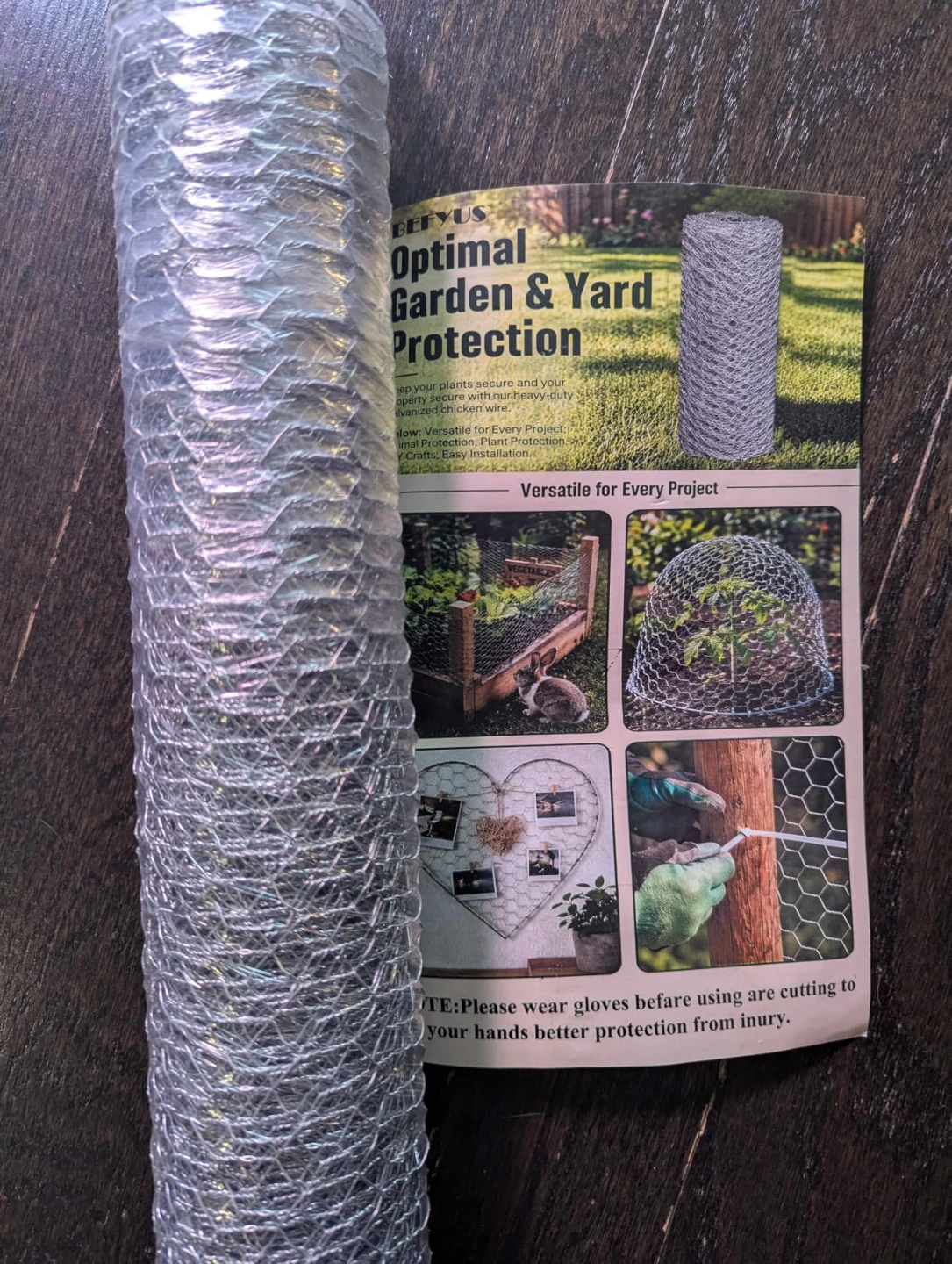 Befyus Galvanized Chicken Wire Fence 🏈 - photo 3