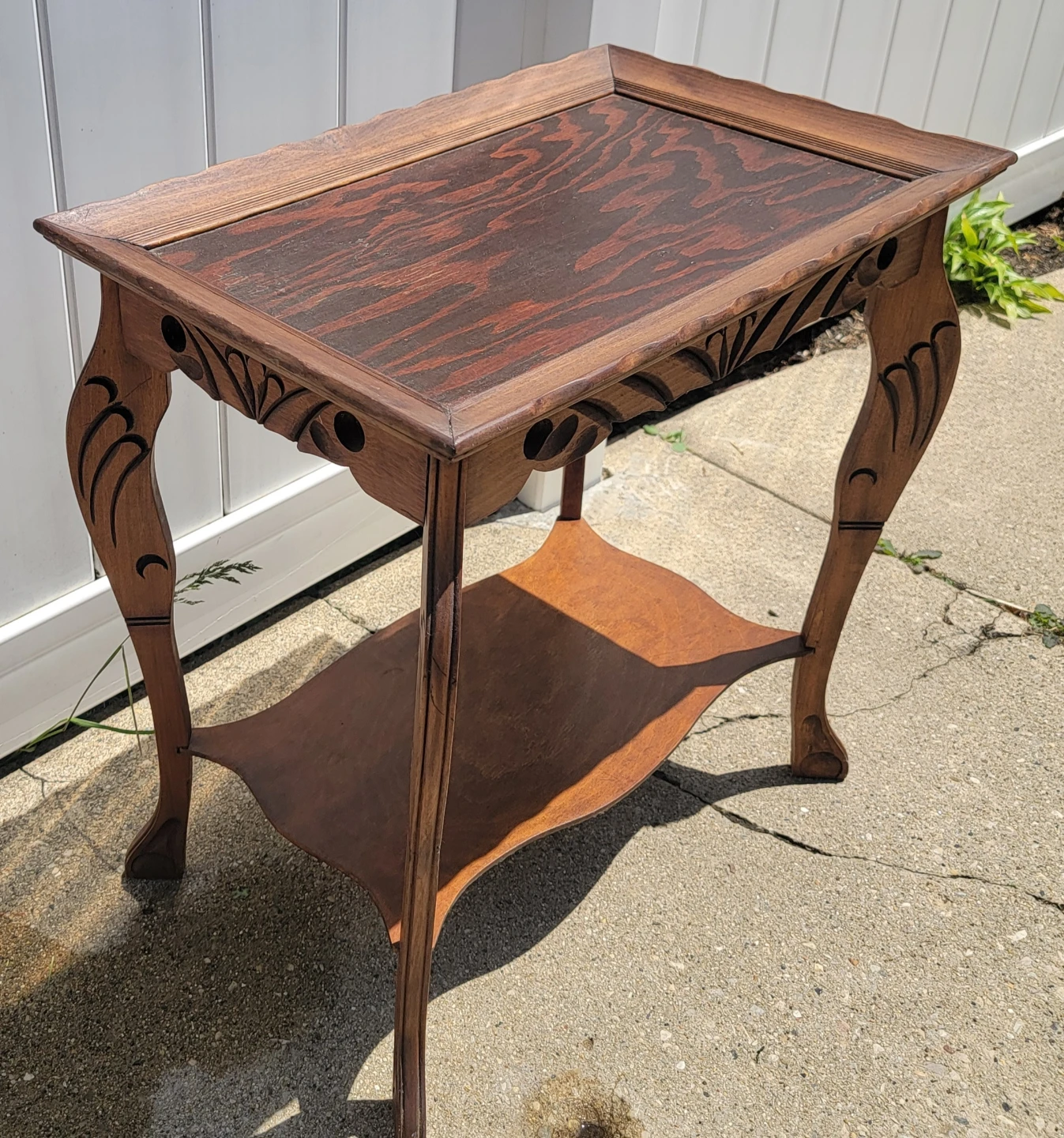 Vintage Wooden Side Table $80 - photo 4