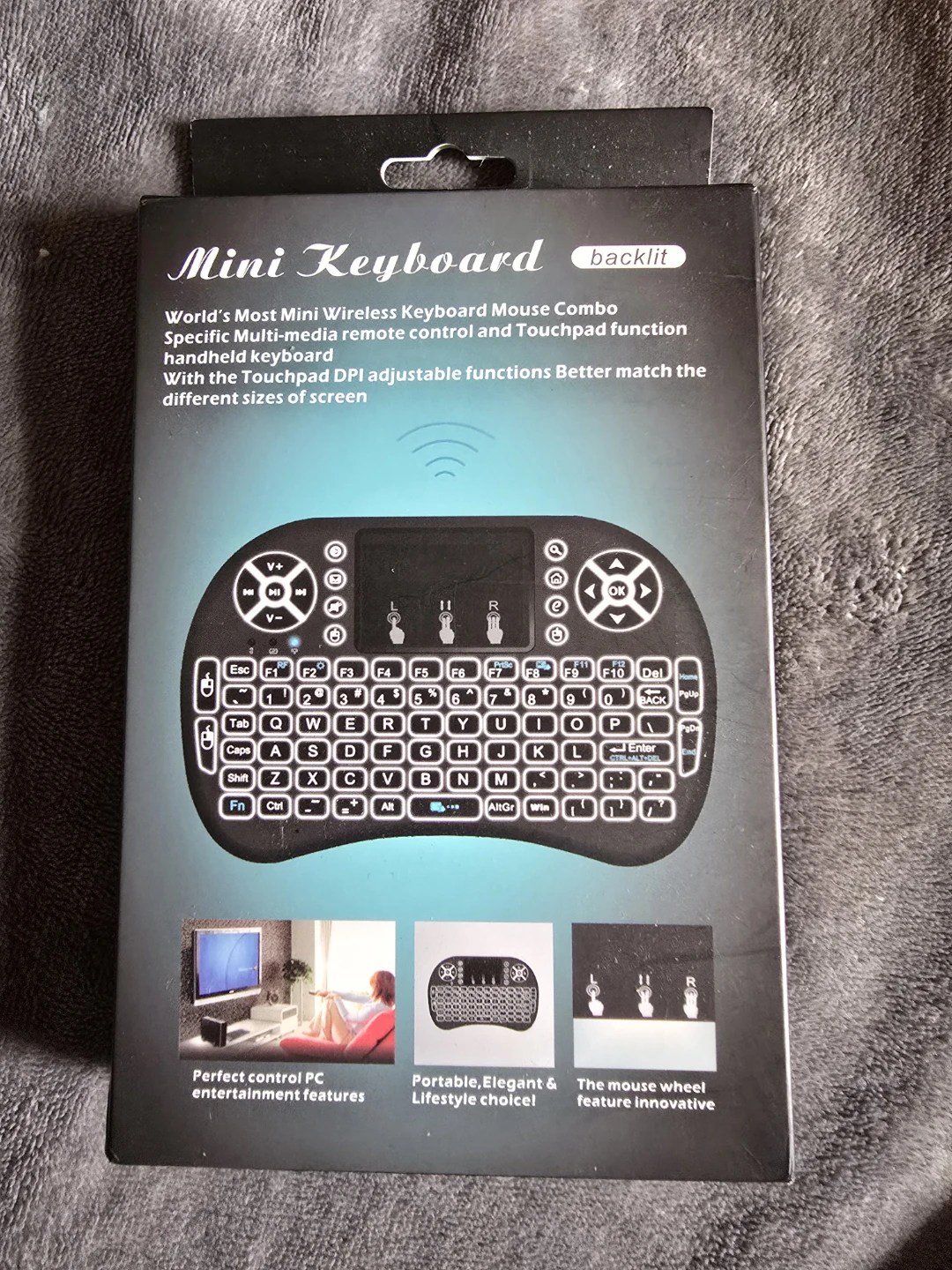 Wireless Keyboard Mini with Touchpad