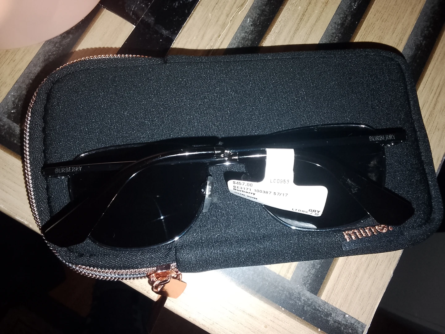 Burberry BE3171 Sunglasses Gunmetal Grey - photo 5
