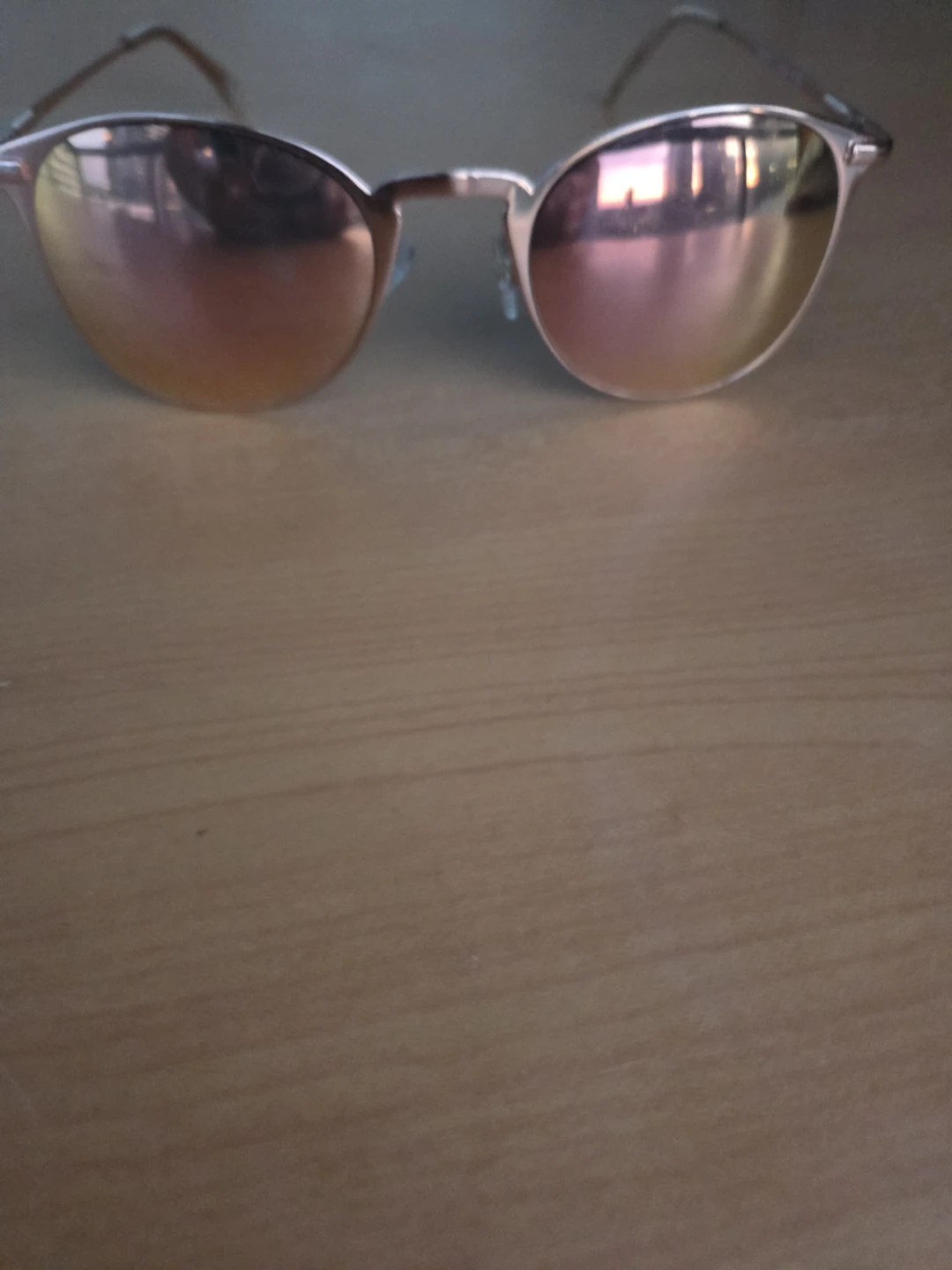 Rose Gold Round Sunglasses - photo 5