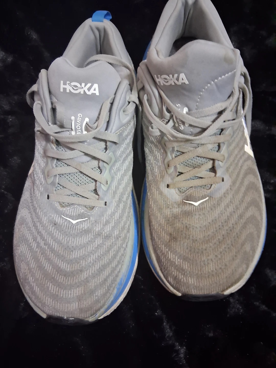 Hoka Gaviota 5 Running Shoes Gray Blue - photo 3