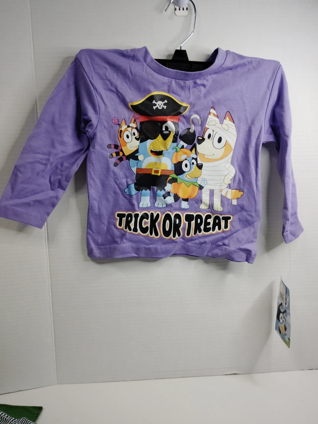 Bluey Trick or Treat Long Sleeve Shirt Purple - photo 2