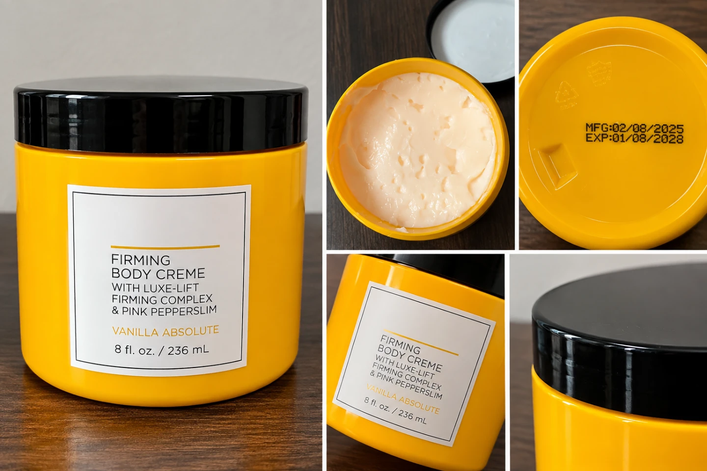 Champagne Lift Firming Body Crème – Vanilla Absolute – 236 mL