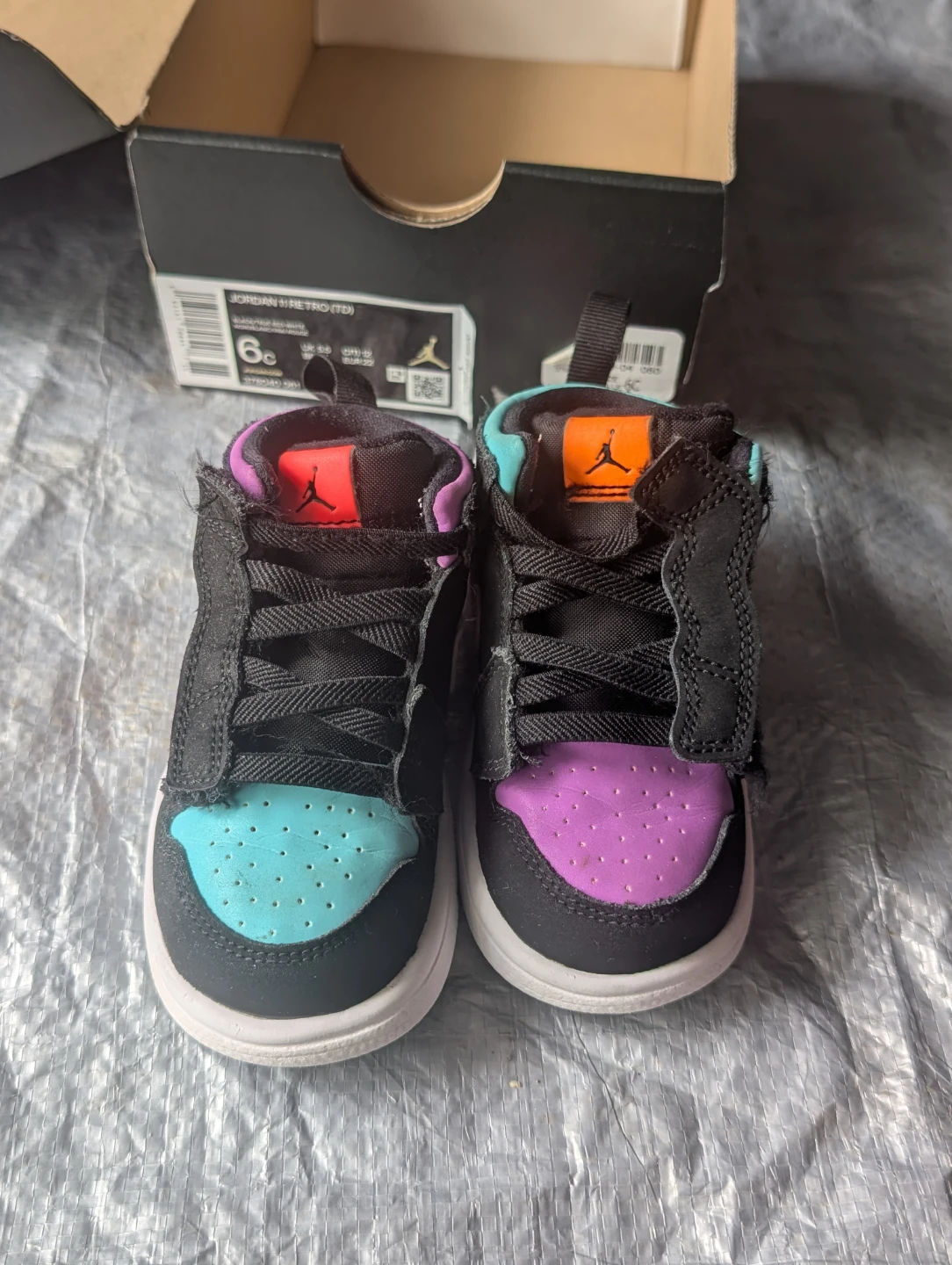 Jordan 1 Retro TD Toddler Shoes Size 6c - photo 3