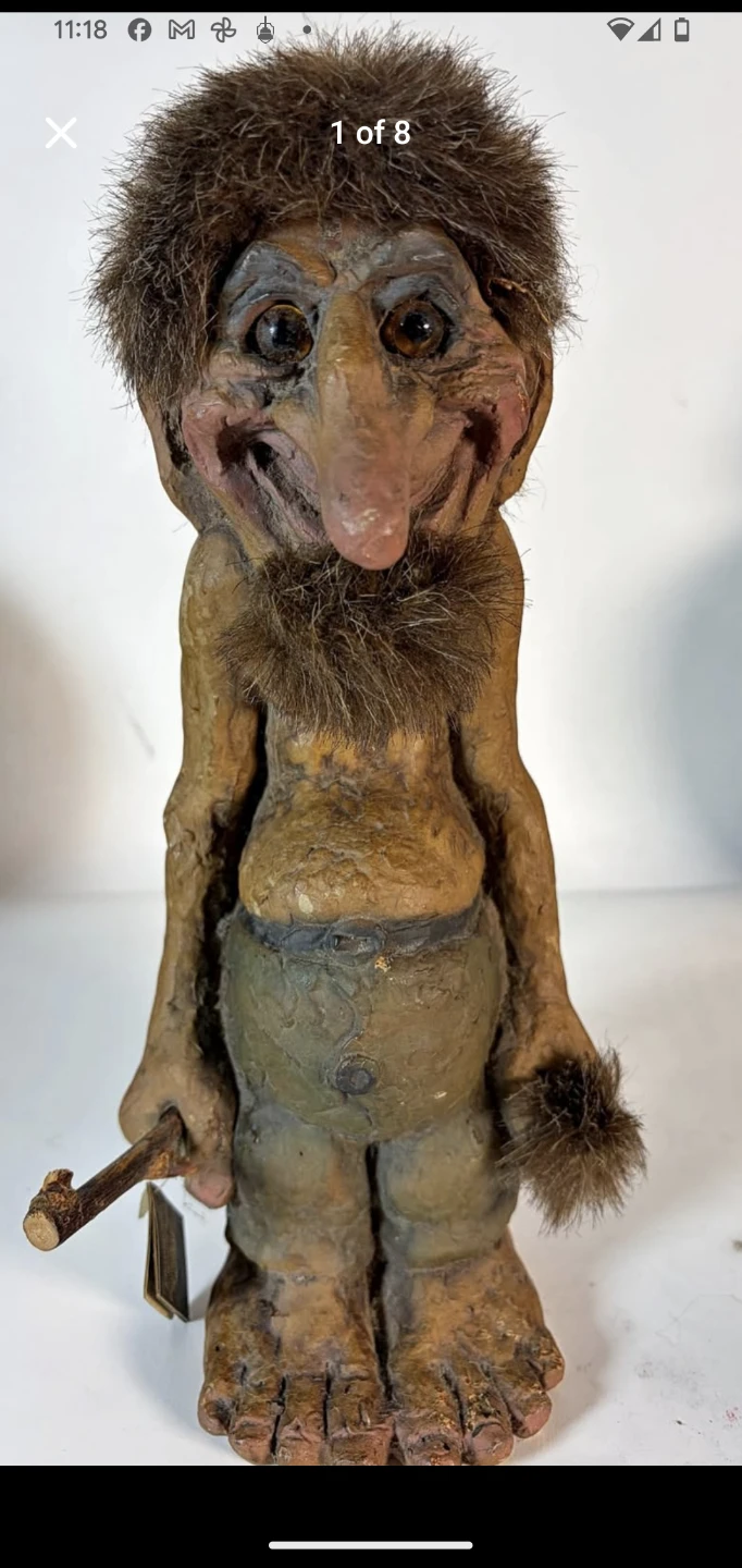 Vintage Nyform Troll Figurine