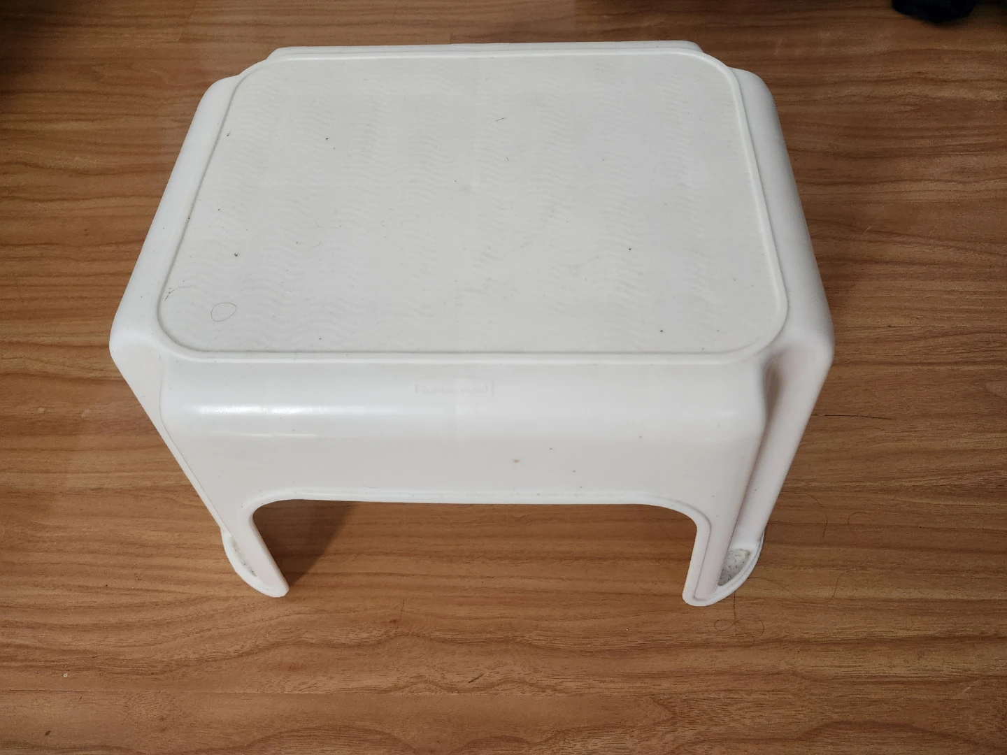 White Plastic Step Stool