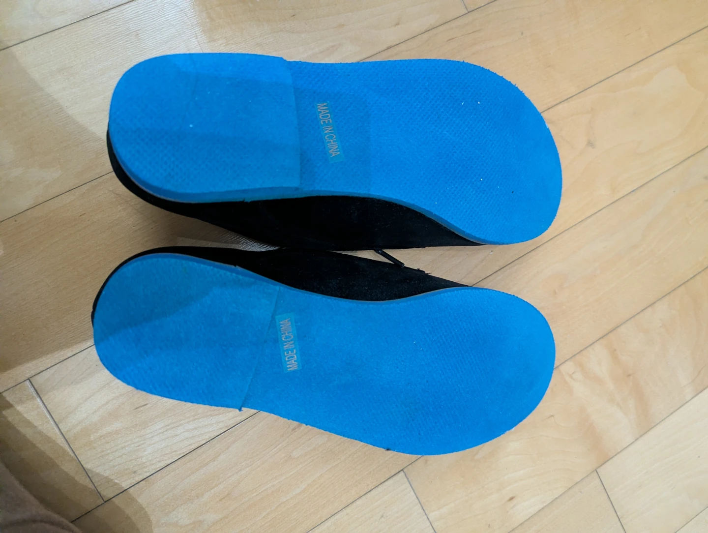 Black Derby/Oxford Shoes with Blue Soles - photo 2