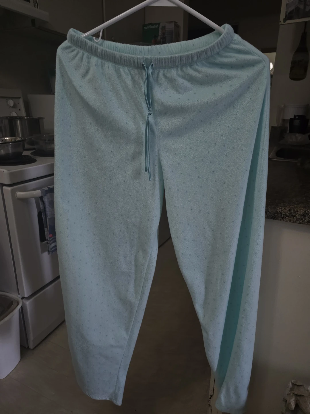 Light Blue Polka Dot Pajama Set XSmall - photo 2