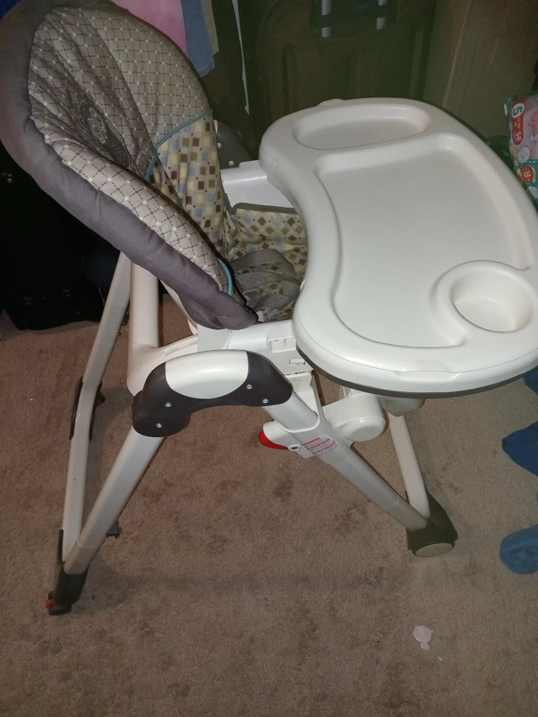 Baby High Chair with Owl Print - photo 3