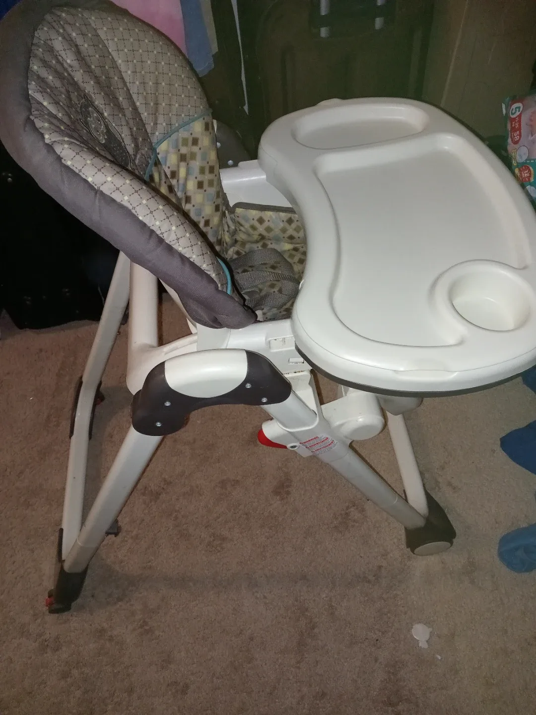 Baby High Chair with Owl Print - photo 3
