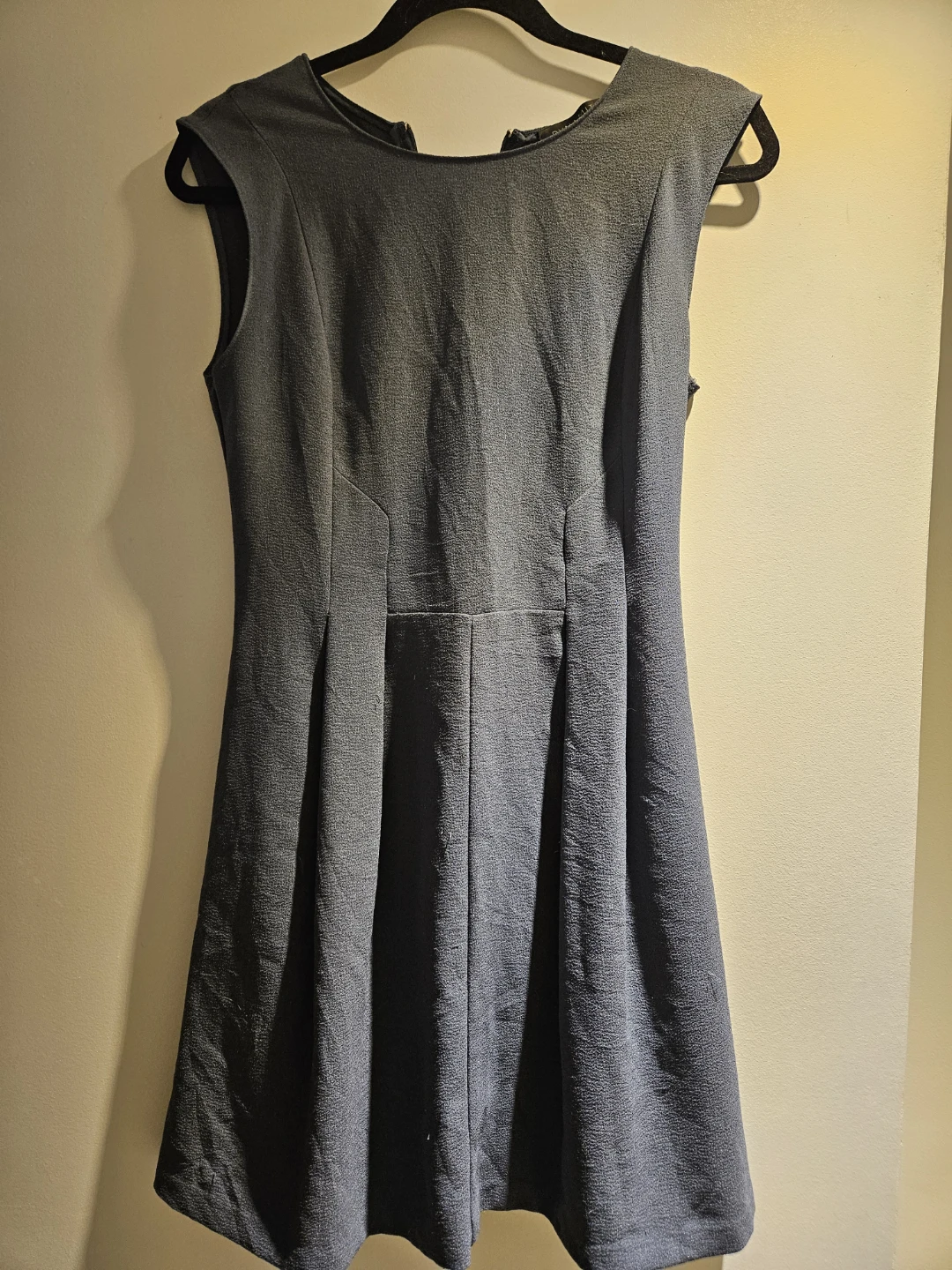 Blue Grey Sleeveless Dress