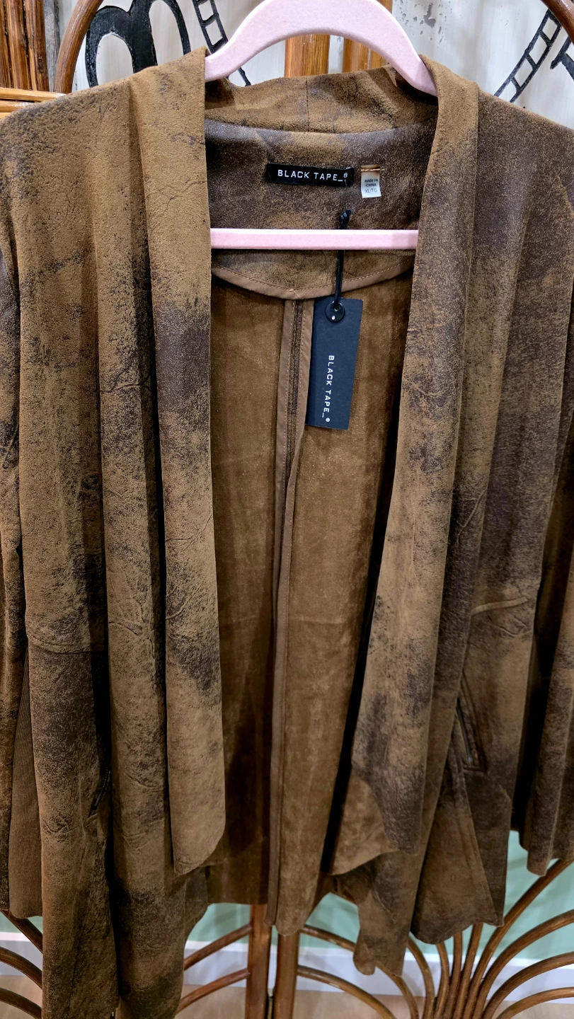 BLACK TAPE Brown Waterfall Cardigan - photo 2