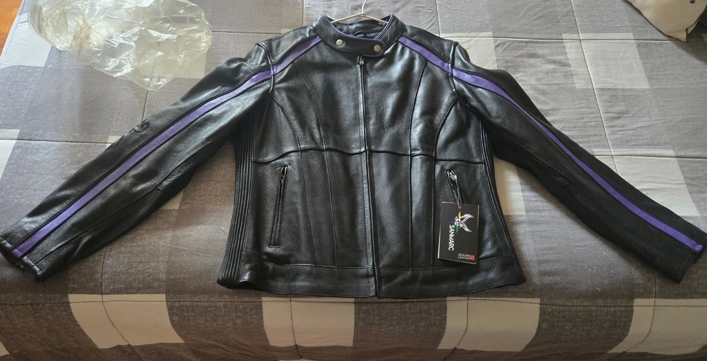Sanmarc Genuine Leather Motorcycle Jacket - photo 3