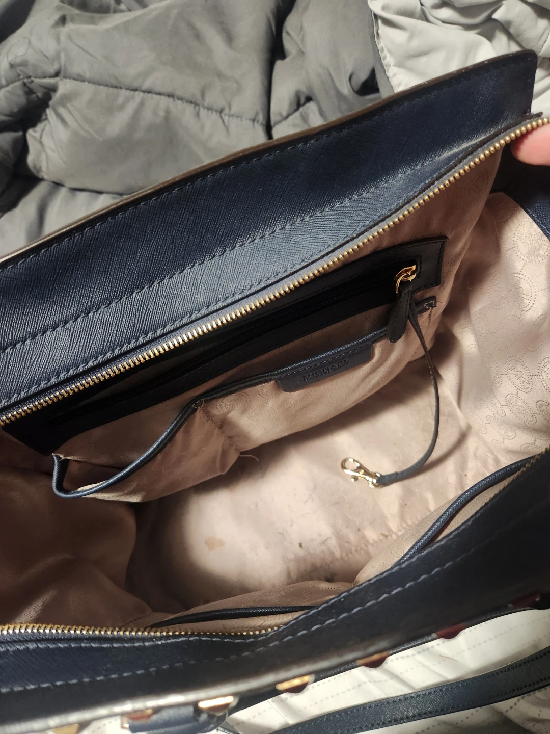 Michael Kors Studded Navy Tote - photo 3