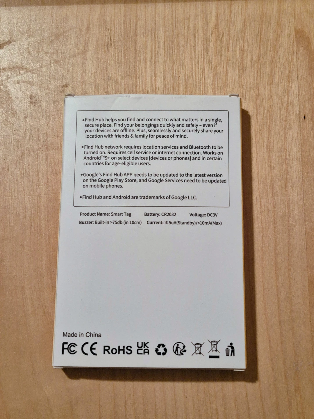 BNIB)5 Pk Google Find Hub Smart Tag - photo 2