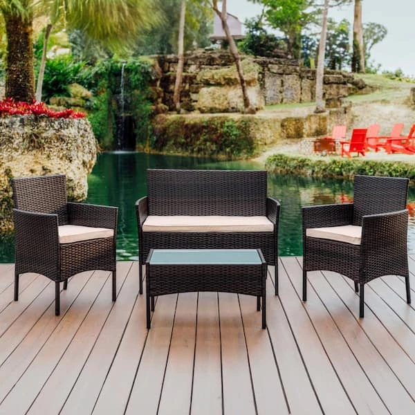 NEW In Box (fit to car) Brown Patio Furniture Set