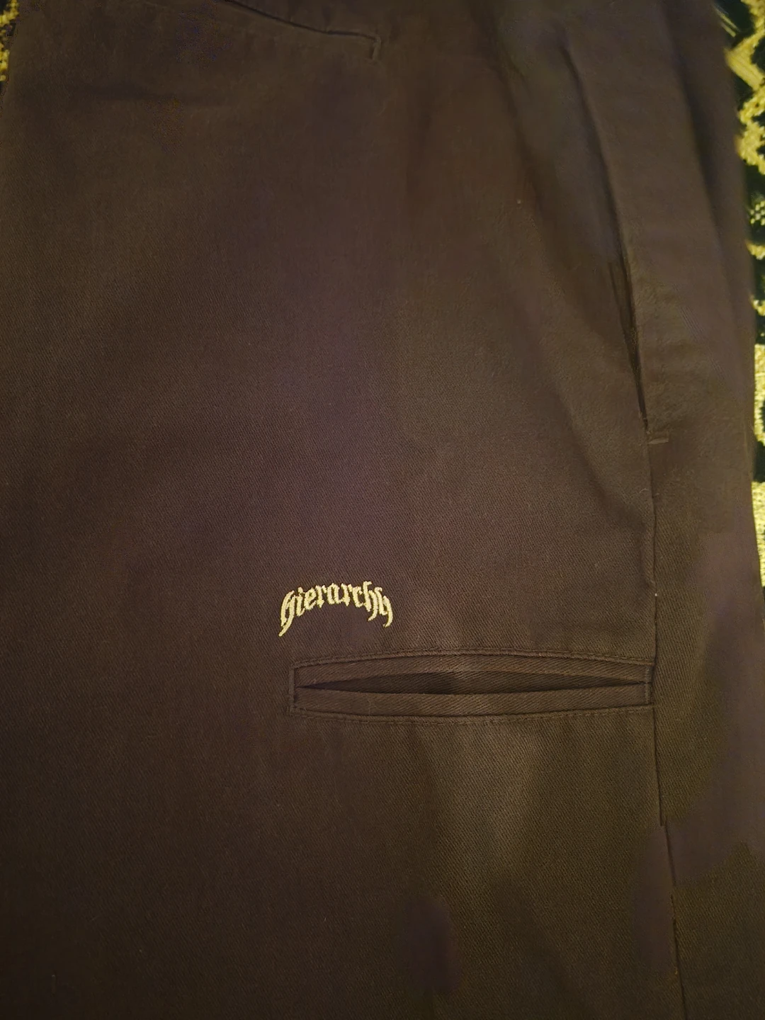 Hierarchy brand casual pants in a dark brown color. Size 36x32. - photo 4