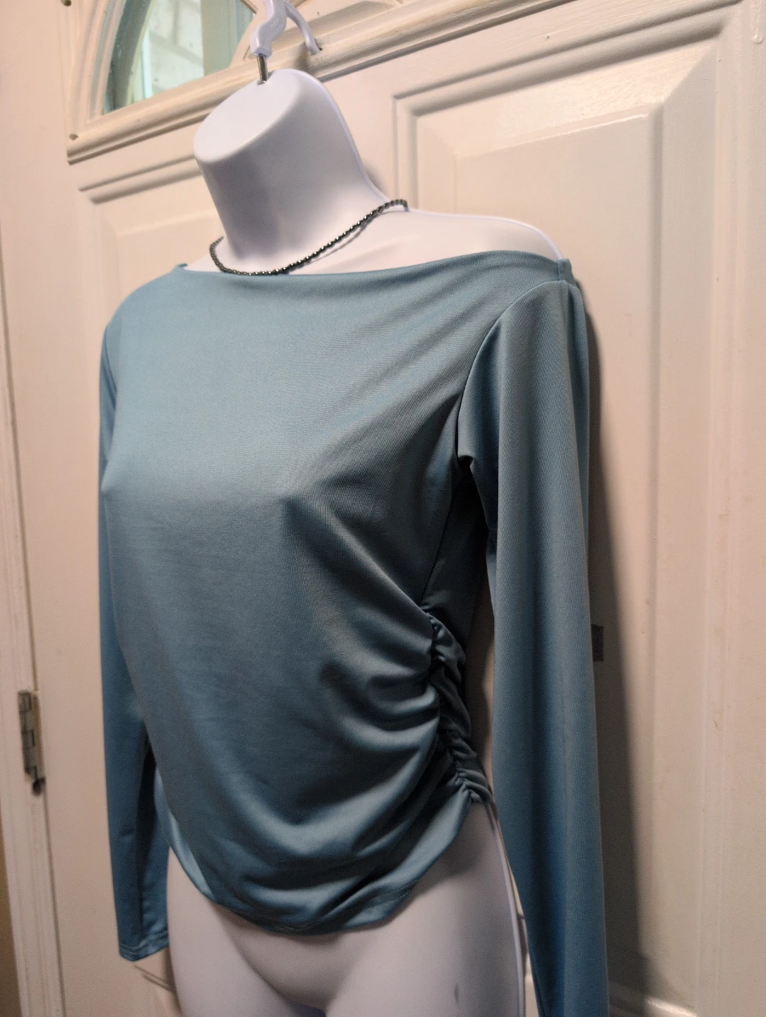 Blue Long Sleeve Top Size M - photo 3