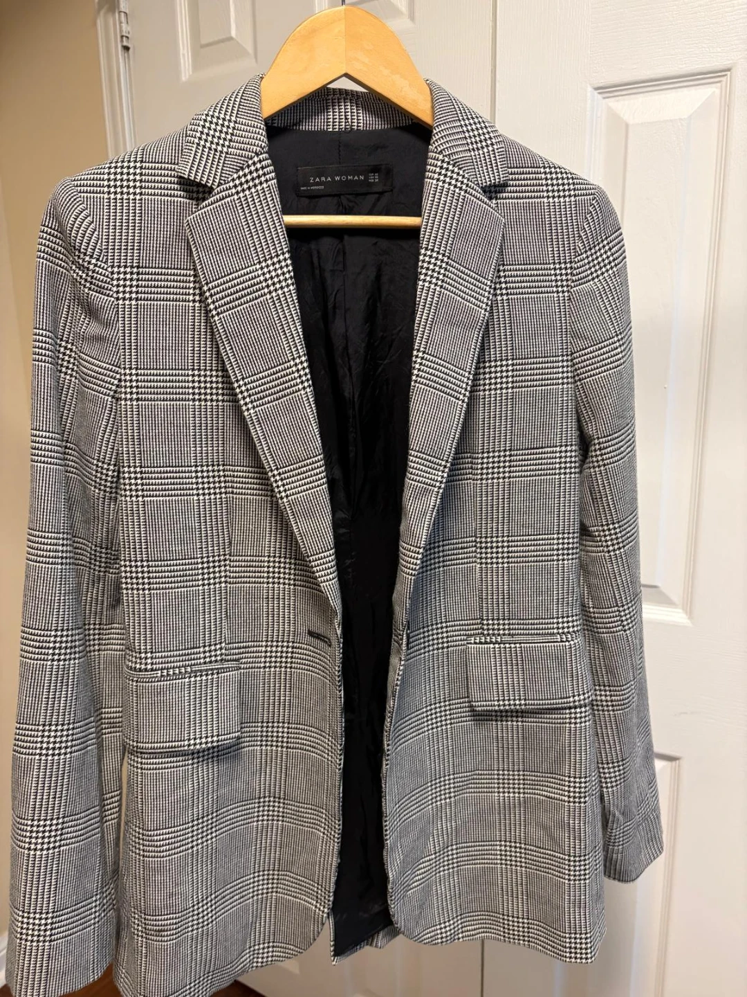 Zara Woman Plaid Blazer