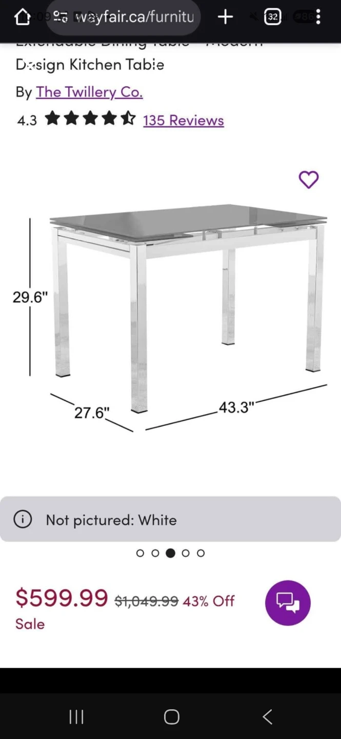 The Twillery Co. Extendable Dining Table - photo 3
