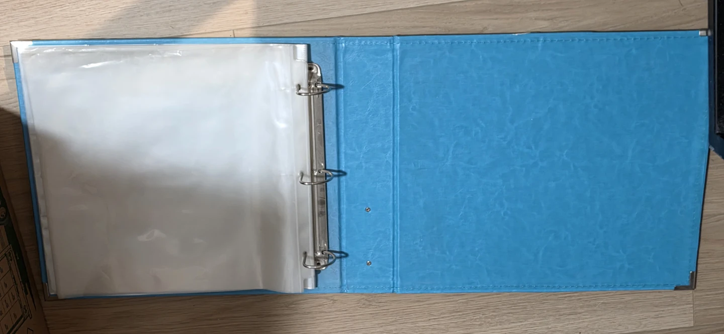Blue 3-Ring Scrapbook and Photo Album Binder - photo 4