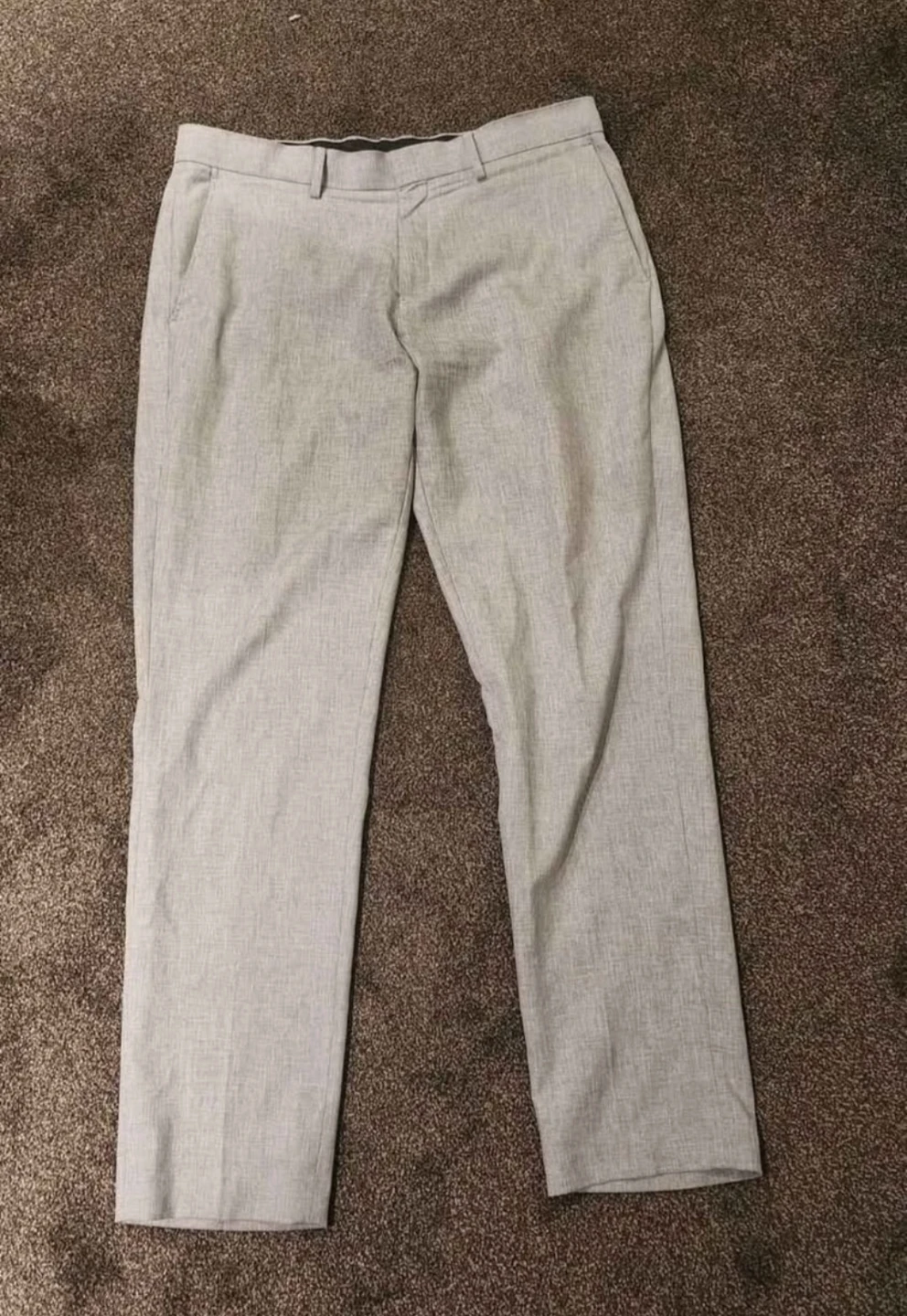 Haggar Smart Wash Pants Grey 34x30