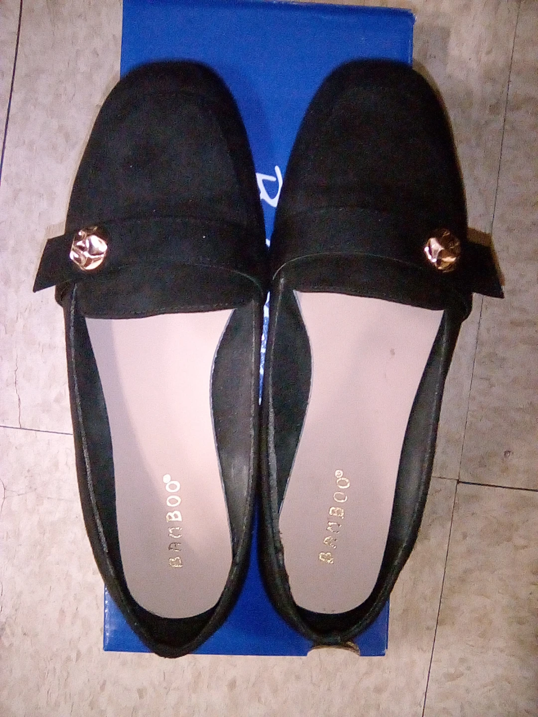 Bamboo Black Loafers (Women's Size 8)