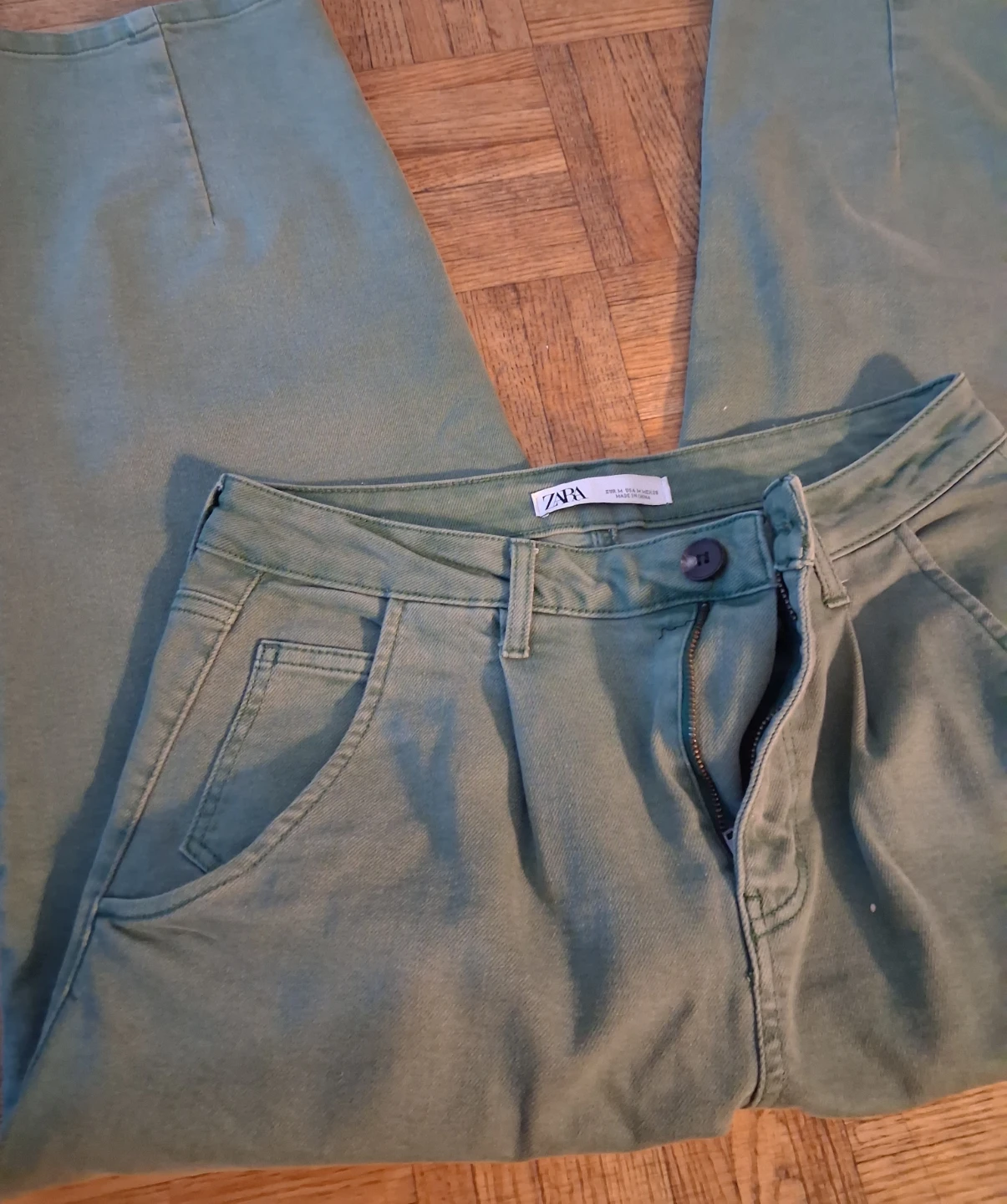 Zara Green Pants Size M