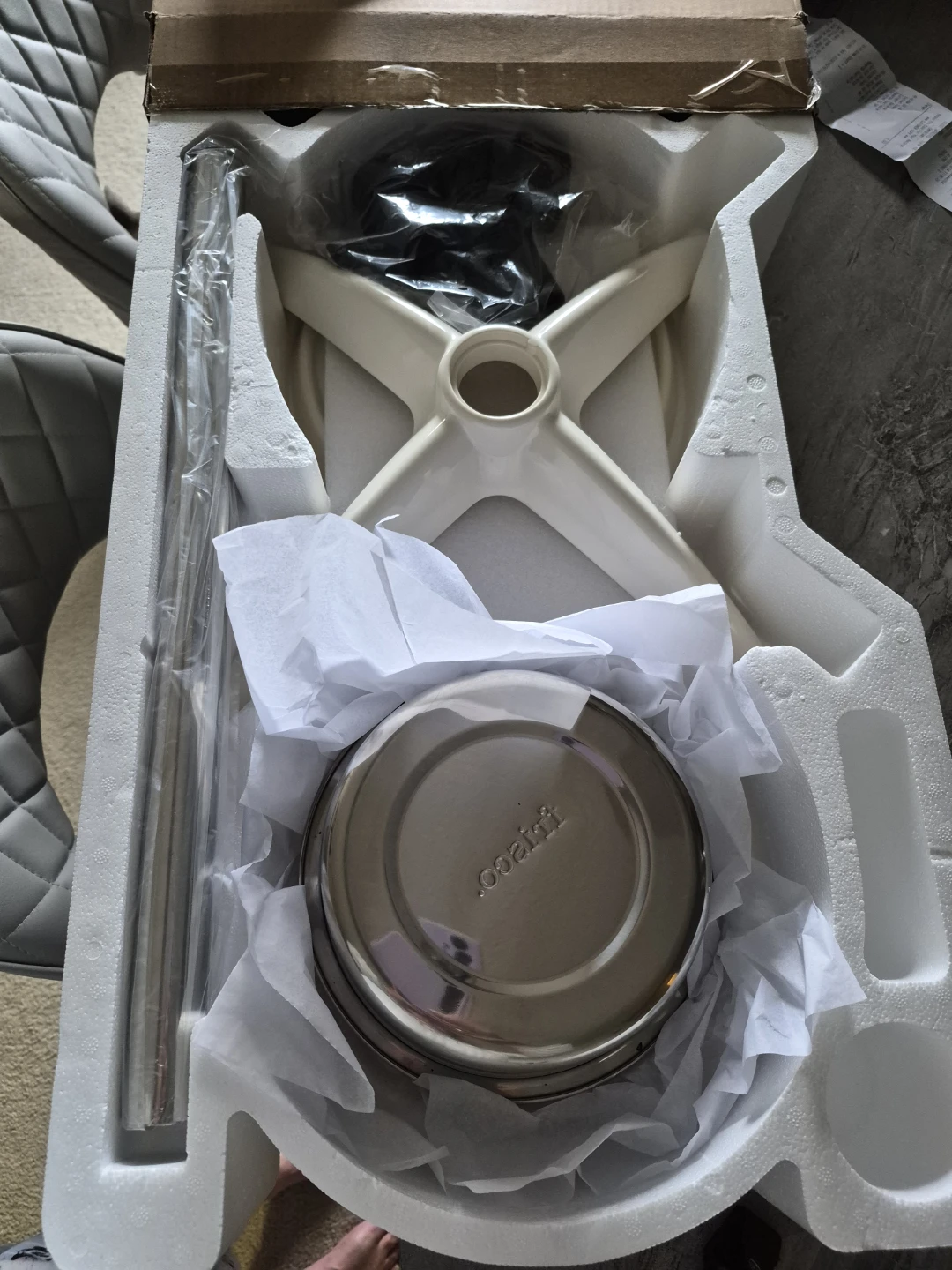 Frisco Adjustable Stainless Steel Double Elevated Dog Bowls - photo 3