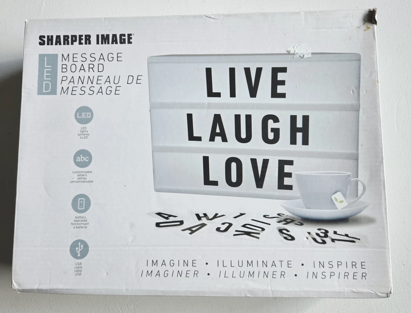 Sharper Image LED Message Board