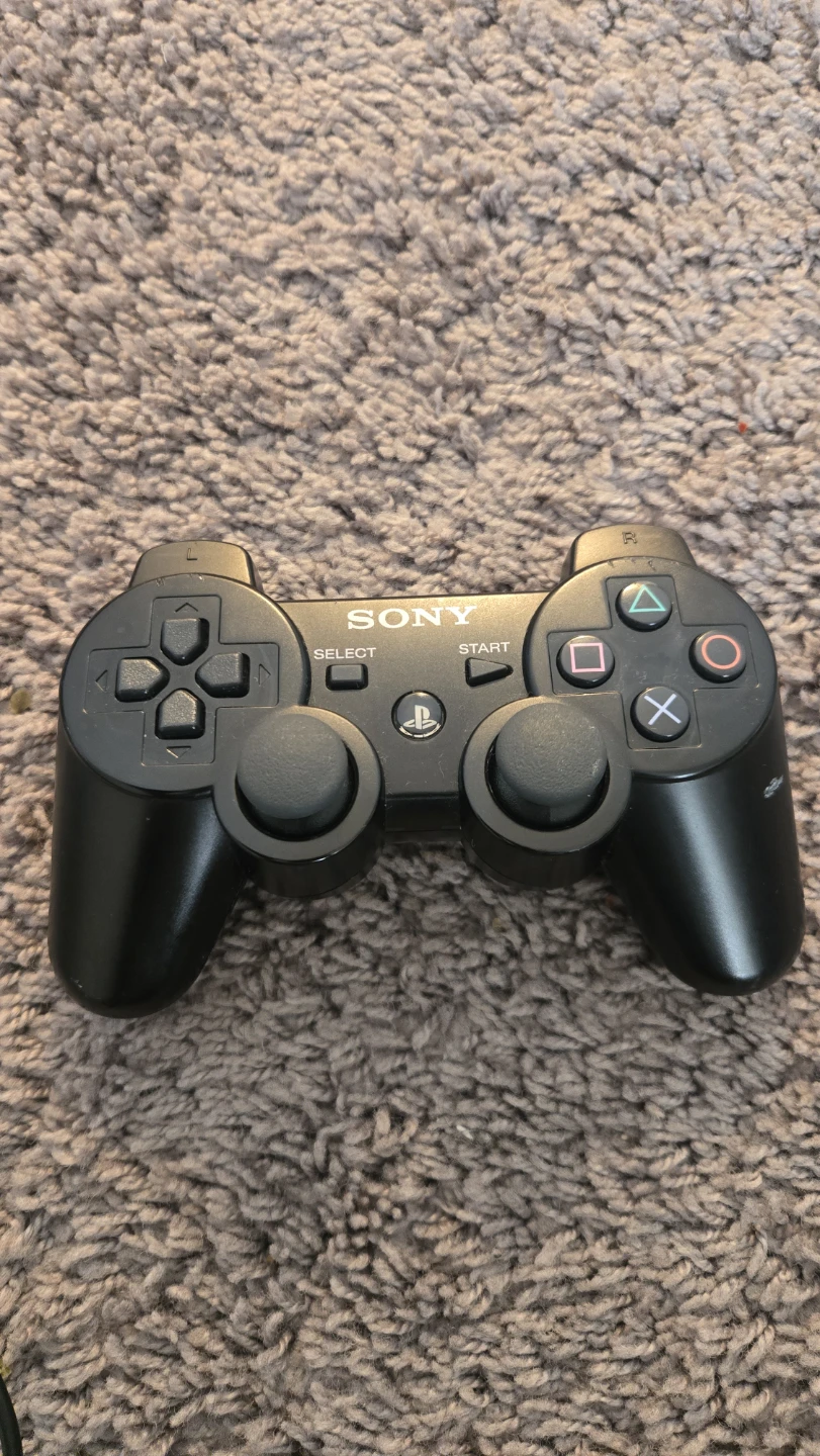Two Sony PlayStation 3 Controllers