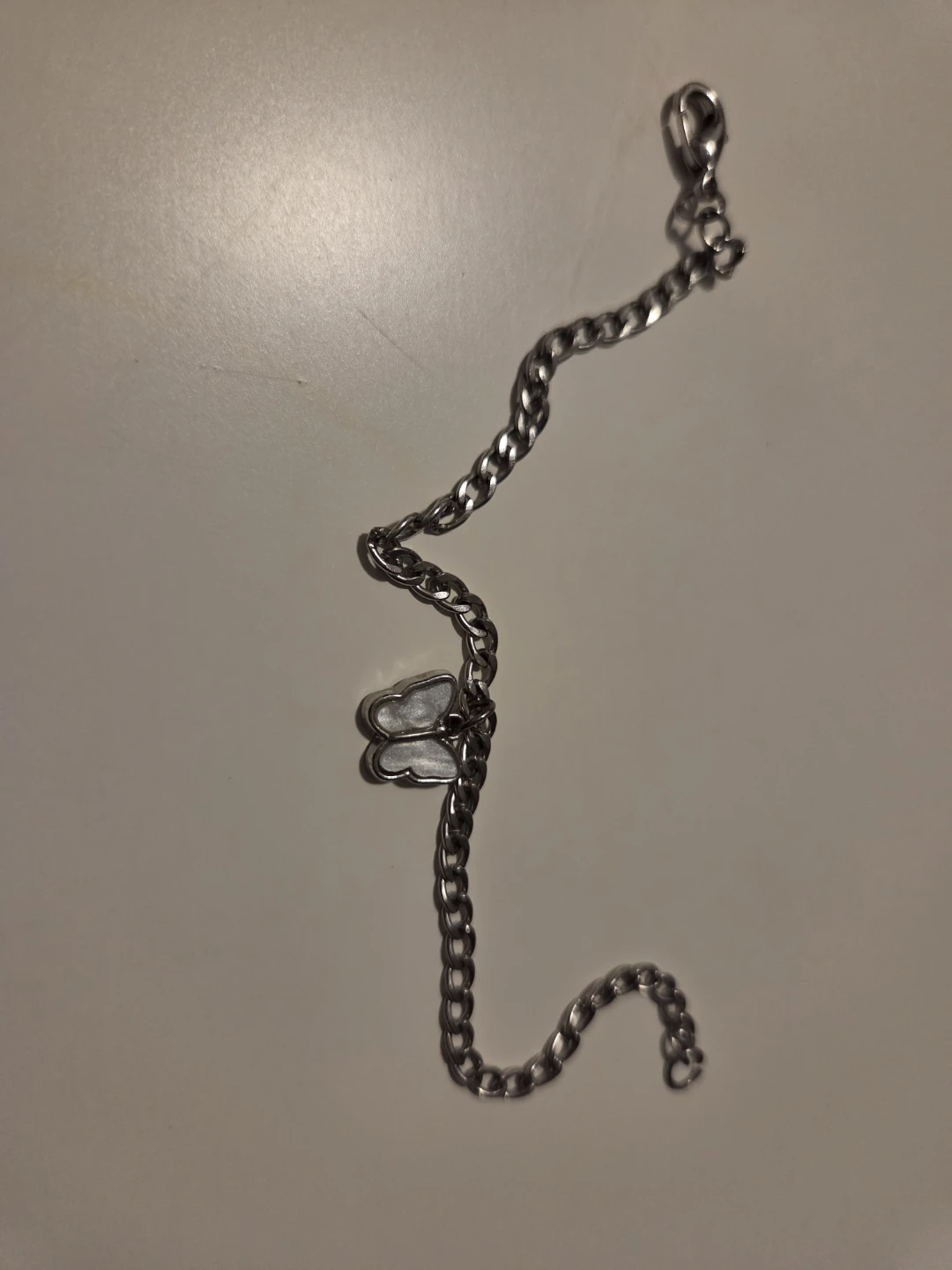 Silver-Tone Butterfly Chain Bracelet