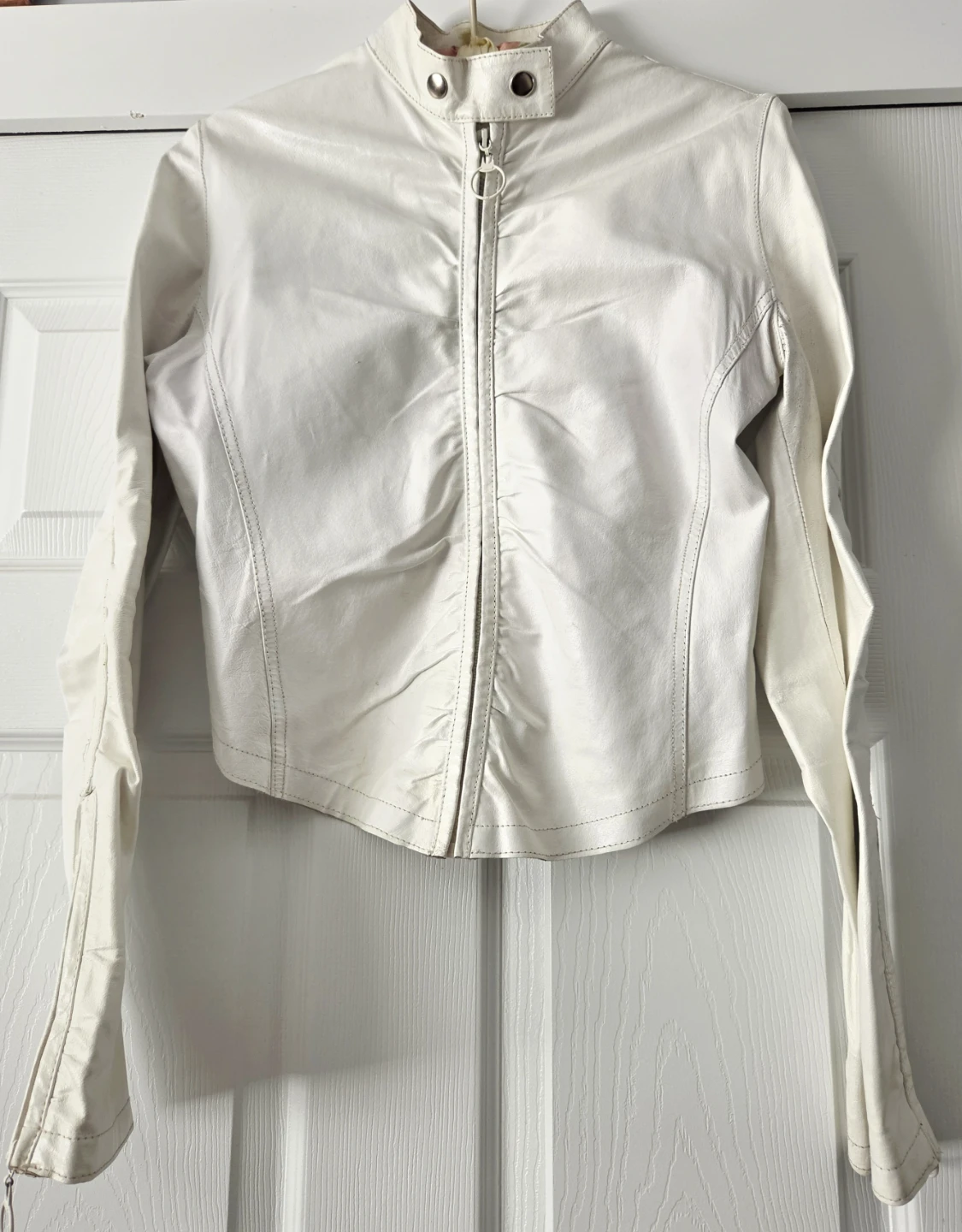 White Leather Jacket