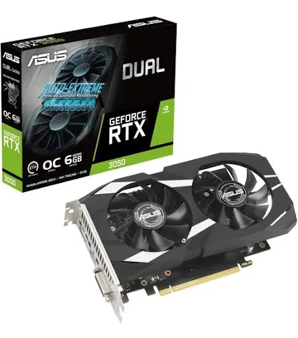 ASUS Dual GeForce RTX 3050 OC Edition 6GB