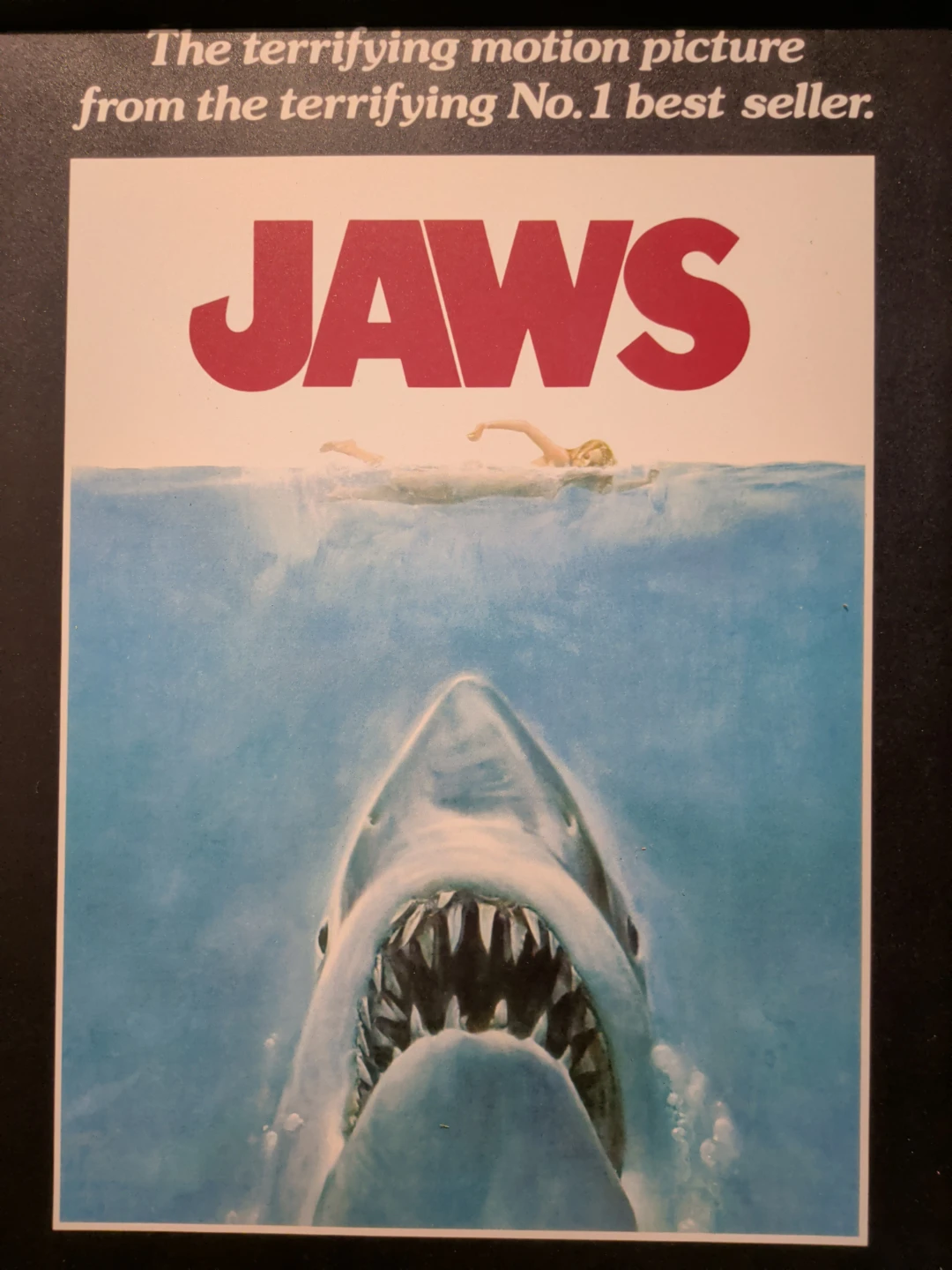 Framed Jaws Movie Poster - photo 4