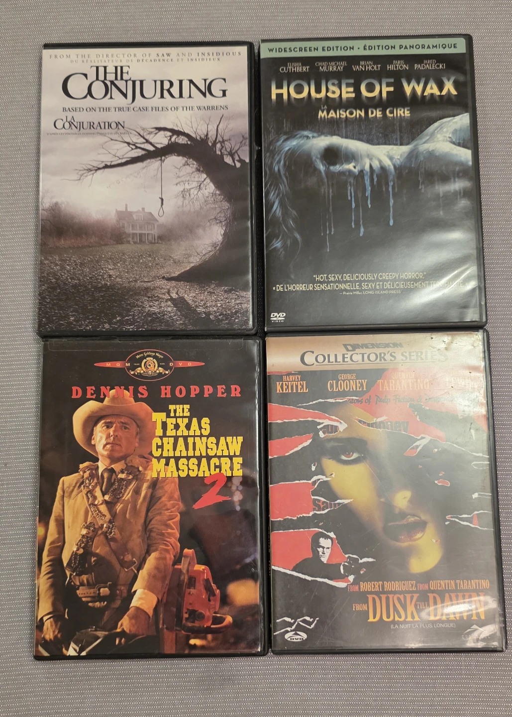 🧟‍♀️Set of 4 Horror DVD Movies